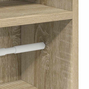 Badezimmerschrank Sonoma Eiche mit Rollenhalter