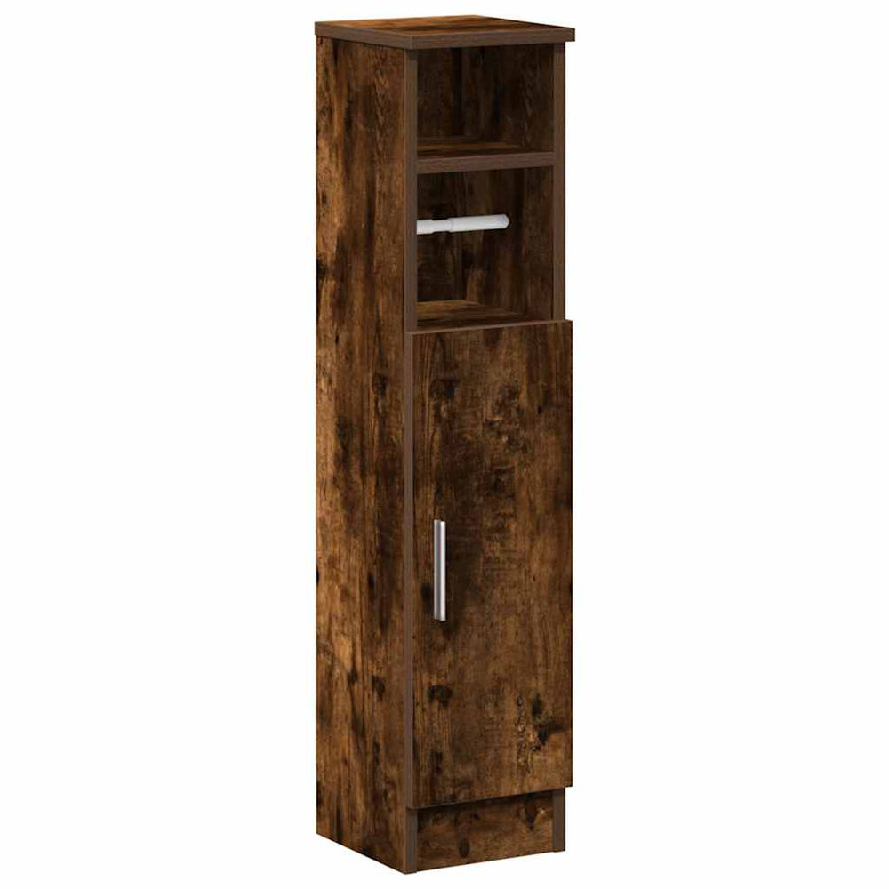 Badezimmerschrank Räuchereiche mit Rollenhalter