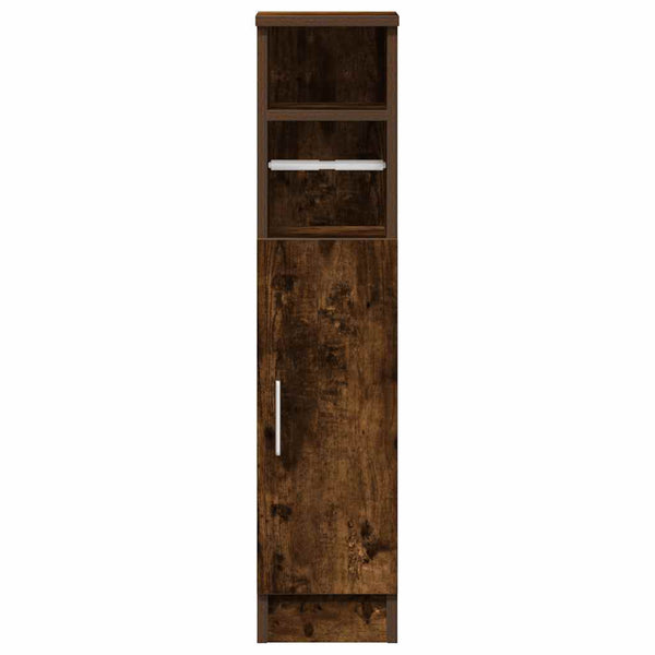 Badezimmerschrank Räuchereiche mit Rollenhalter