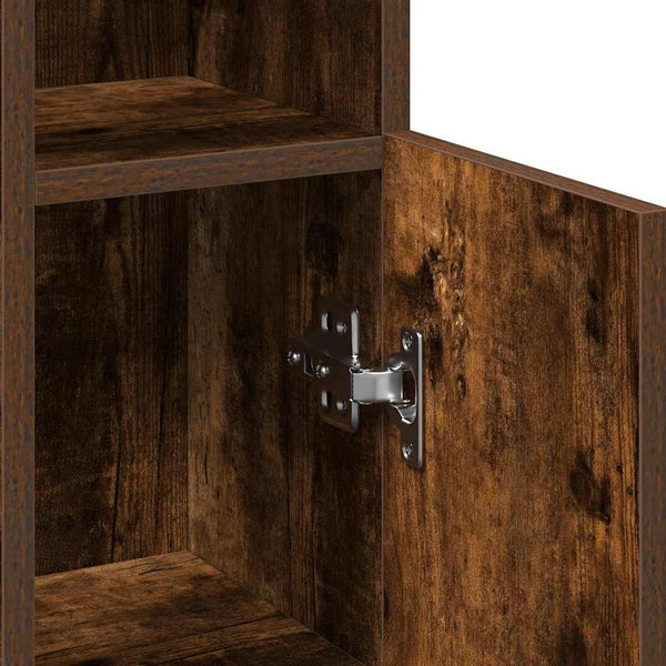 Badezimmerschrank Räuchereiche mit Rollenhalter