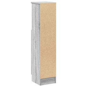 Badezimmerschrank mit Rollenhalter Grau Sonoma