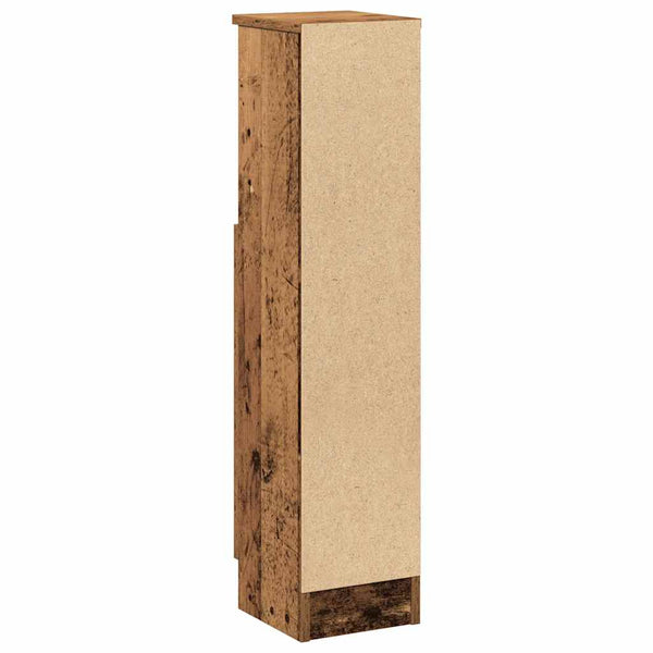 Badezimmerschrank mit Rollenhalter Altholz-Optik