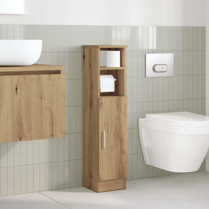 Badezimmerschrank Artisan-Eiche mit Rollenhalter