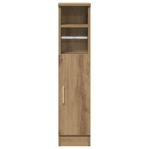 Badezimmerschrank Artisan-Eiche mit Rollenhalter