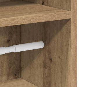 Badezimmerschrank Artisan-Eiche mit Rollenhalter