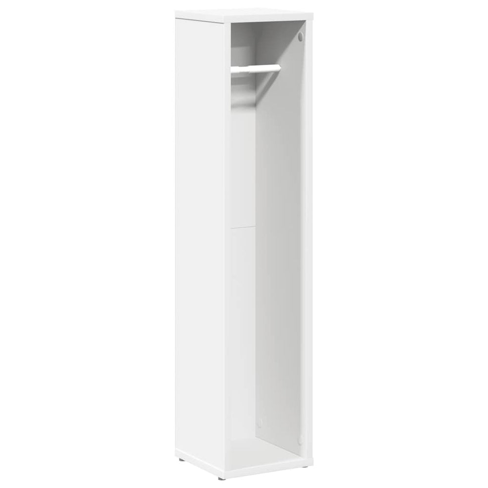 Badezimmerschrank Weiß mit Rollenhalter