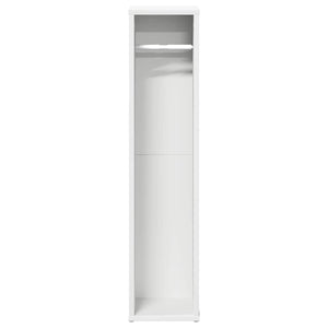 Badezimmerschrank Weiß mit Rollenhalter