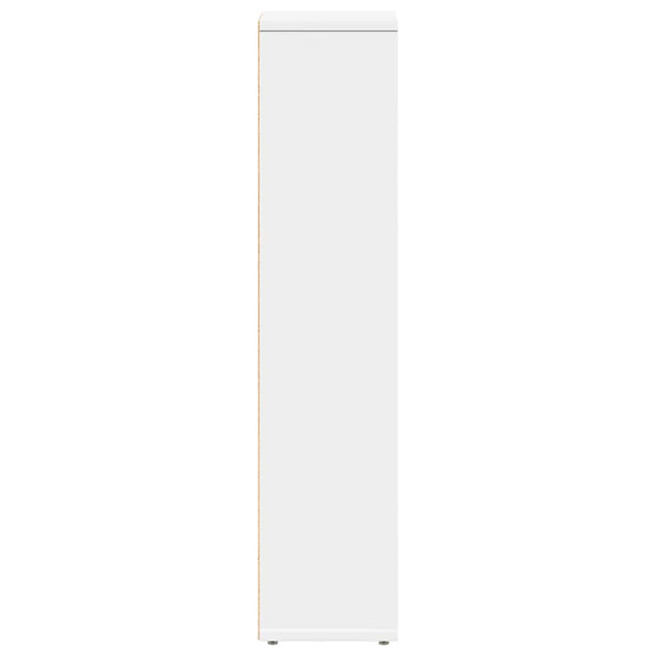 Badezimmerschrank Weiß mit Rollenhalter