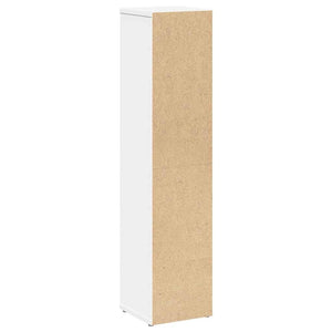 Badezimmerschrank Weiß mit Rollenhalter