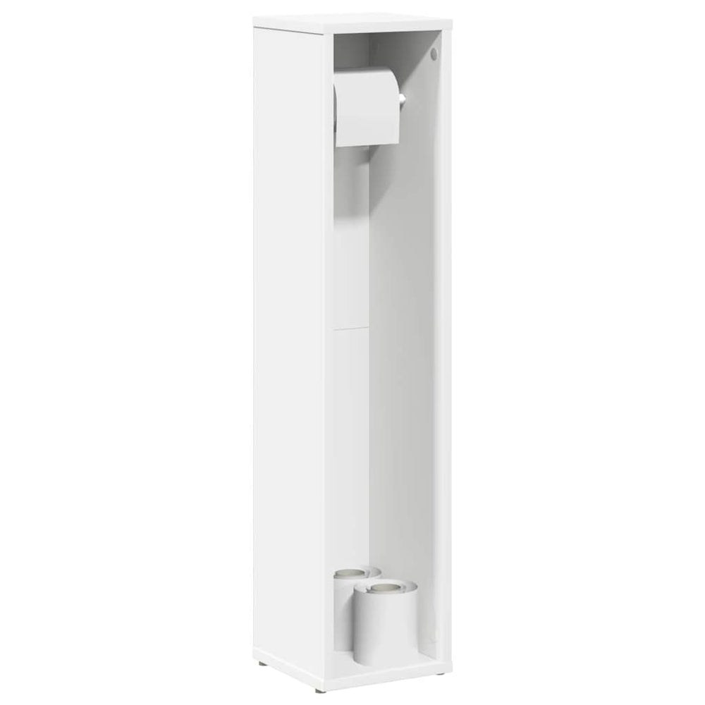 Badezimmerschrank Weiß mit Rollenhalter
