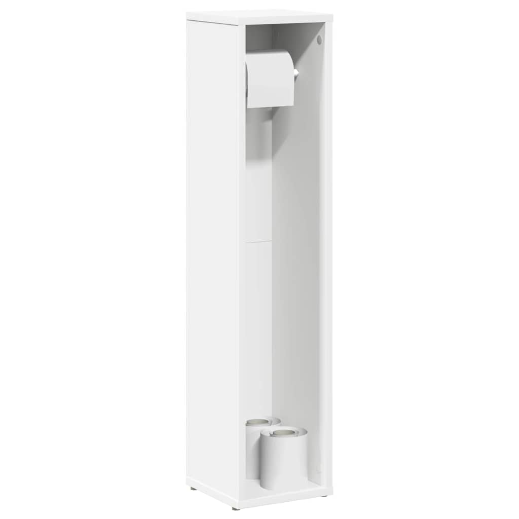Badezimmerschrank Weiß mit Rollenhalter