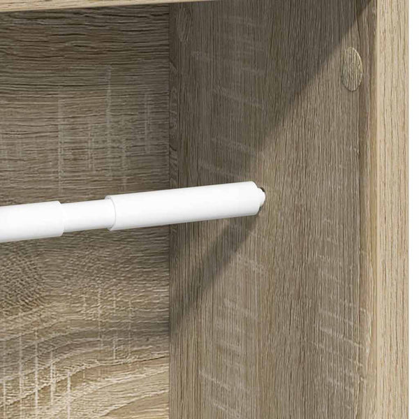 Badezimmerschrank Sonoma Eiche mit Rollenhalter