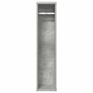 Badezimmerschrank mit Rollenhalter Betongrau