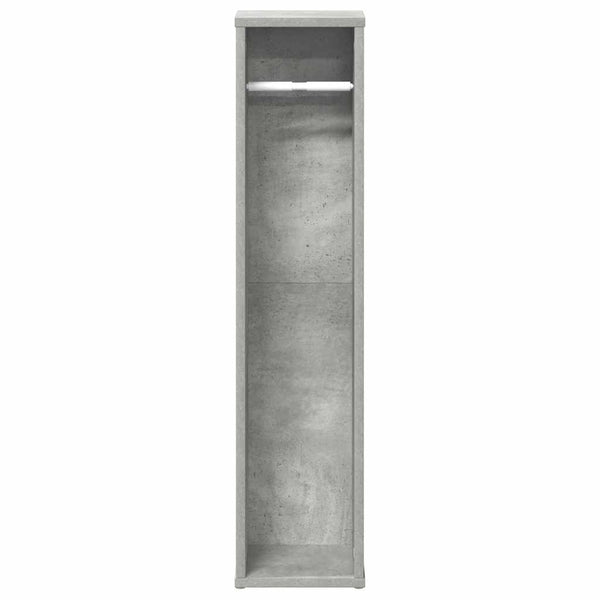 Badezimmerschrank mit Rollenhalter Betongrau