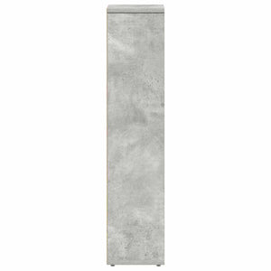 Badezimmerschrank mit Rollenhalter Betongrau