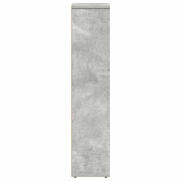 Badezimmerschrank mit Rollenhalter Betongrau