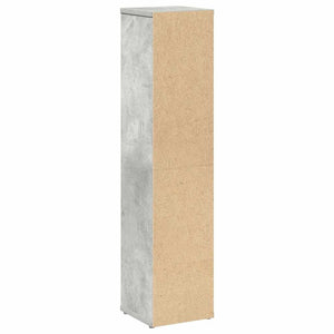 Badezimmerschrank mit Rollenhalter Betongrau