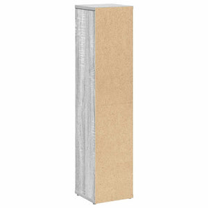 Badezimmerschrank mit Rollenhalter Grau Sonoma 90cm