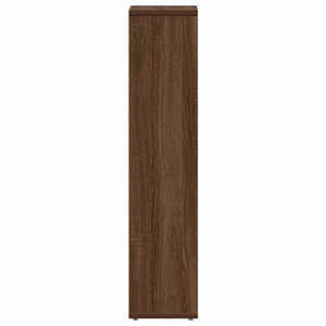 Badezimmerschrank mit Rollenhalter, Braune Eiche