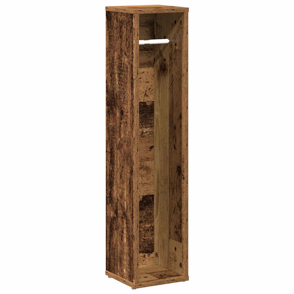 Badezimmerschrank Altholz mit Rollenhalter