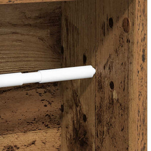 Badezimmerschrank Altholz mit Rollenhalter