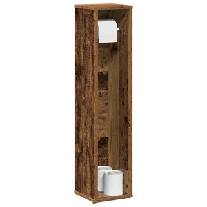 Badezimmerschrank Altholz mit Rollenhalter