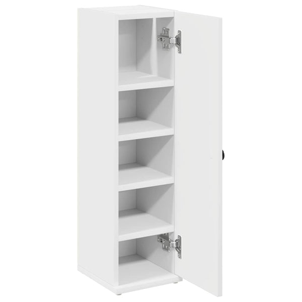Badezimmerschrank Weiß mit Rollenhalter