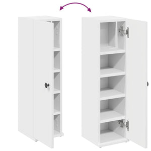 Badezimmerschrank Weiß mit Rollenhalter