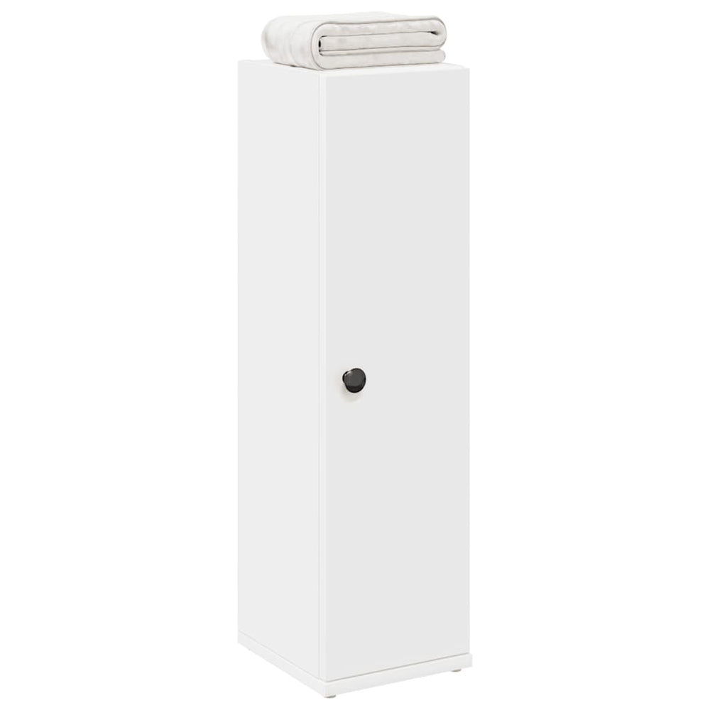 Badezimmerschrank Weiß mit Rollenhalter