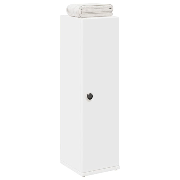 Badezimmerschrank Weiß mit Rollenhalter