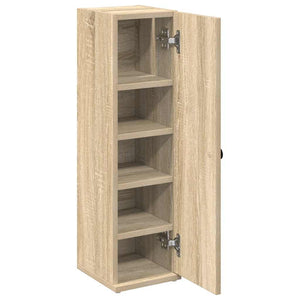 Badezimmerschrank Sonoma Eiche mit Rollenhalter