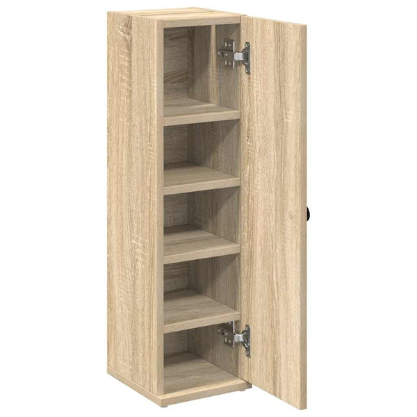 Badezimmerschrank Sonoma Eiche mit Rollenhalter