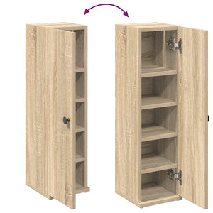 Badezimmerschrank Sonoma Eiche mit Rollenhalter