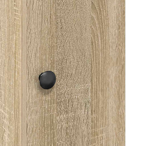 Badezimmerschrank Sonoma Eiche mit Rollenhalter