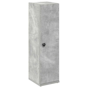Badschrank mit Rollenhalter Betongrau