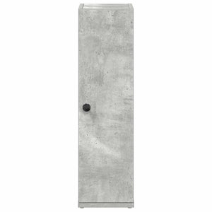Badschrank mit Rollenhalter Betongrau