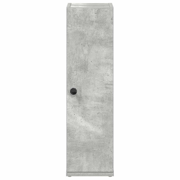 Badschrank mit Rollenhalter Betongrau