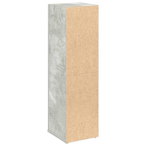 Badschrank mit Rollenhalter Betongrau