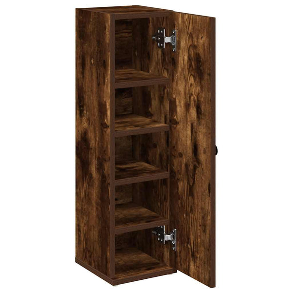 Badezimmerschrank Räuchereiche mit Rollenhalter