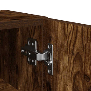 Badezimmerschrank Räuchereiche mit Rollenhalter