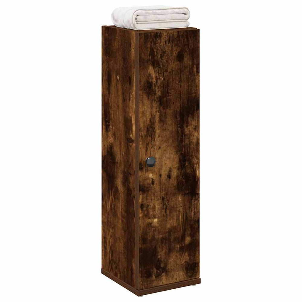 Badezimmerschrank Räuchereiche mit Rollenhalter