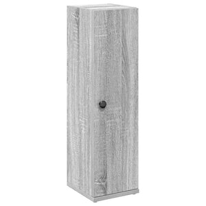 Badezimmerschrank Grau Sonoma mit Rollenhalter