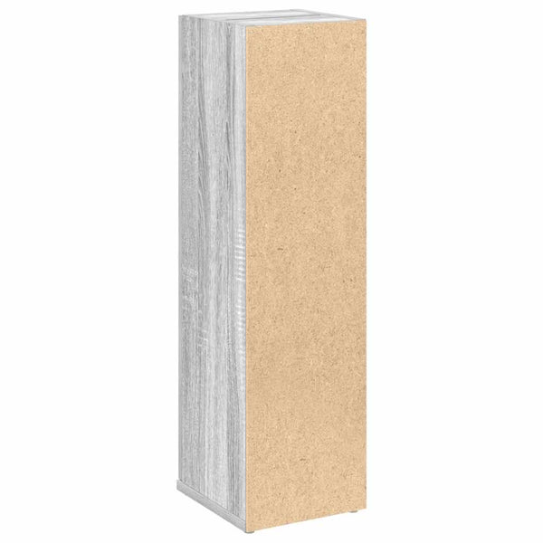 Badezimmerschrank Grau Sonoma mit Rollenhalter