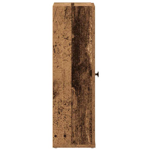 Badschrank mit Rollenhalter Altholz-Optik