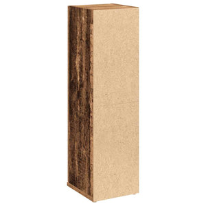 Badschrank mit Rollenhalter Altholz-Optik