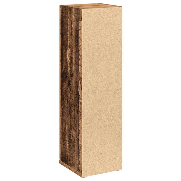 Badschrank mit Rollenhalter Altholz-Optik