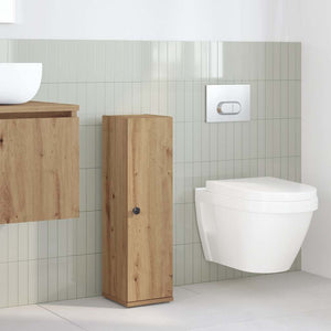 Badezimmerschrank Artisan-Eiche mit Rollenhalter