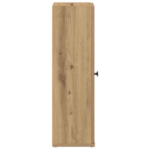 Badezimmerschrank Artisan-Eiche mit Rollenhalter