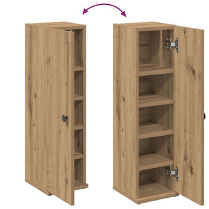 Badezimmerschrank Artisan-Eiche mit Rollenhalter