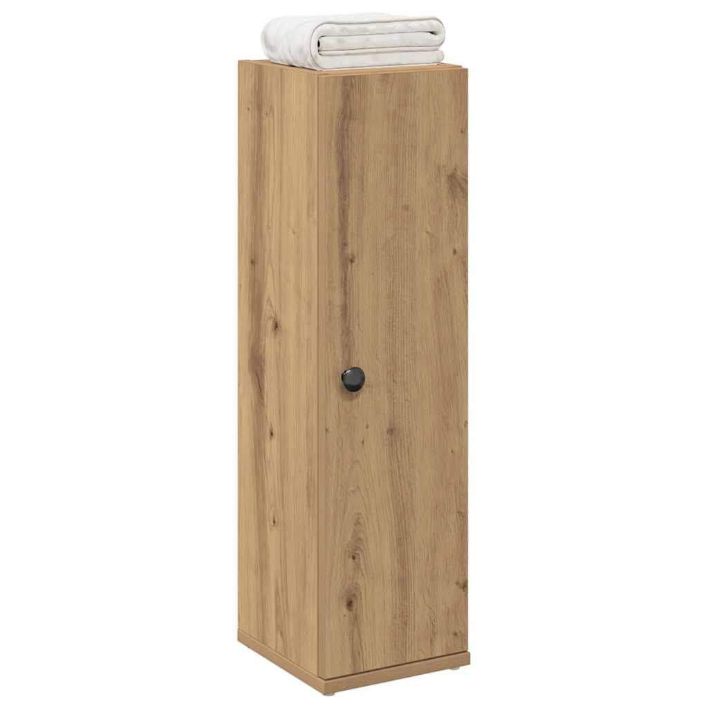 Badezimmerschrank Artisan-Eiche mit Rollenhalter